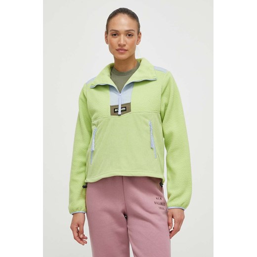 Columbia bluza polarowa Riptide kolor zielony wzorzysta 2074551 ze sklepu PRM w kategorii Bluzy damskie - zdjęcie 171220495