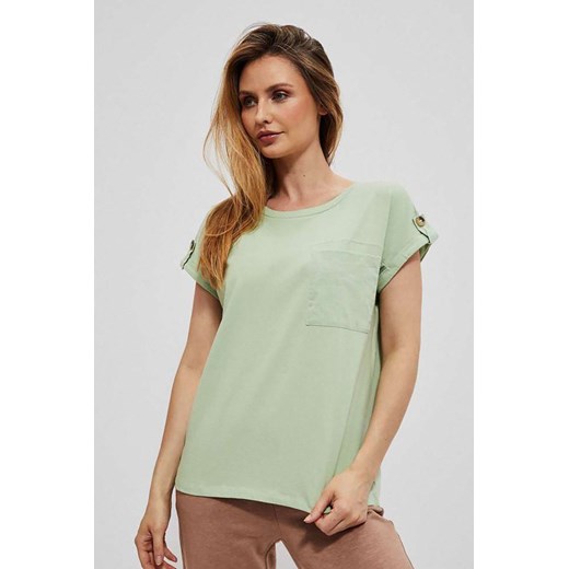 T-shirt damski zielony ze sklepu 5.10.15 w kategorii Bluzki damskie - zdjęcie 171221016