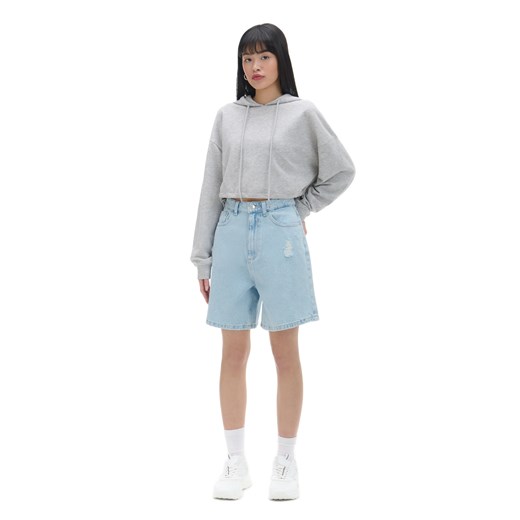 Cropp - Jasnoniebieskie jeansowe szorty - błękitny Cropp 36 Cropp