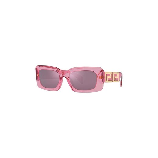 Versace okulary przeciwsłoneczne damskie kolor różowy Versace 54 ANSWEAR.com
