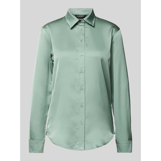 Bluzka w jednolitym kolorze ze sklepu Peek&Cloppenburg  w kategorii Koszule damskie - zdjęcie 171223767