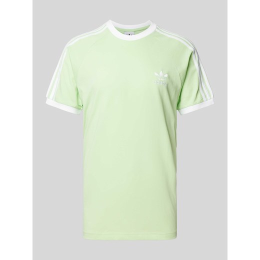 T-shirt z wyhaftowanym logo model ‘3-STRIPES’ ze sklepu Peek&Cloppenburg  w kategorii T-shirty męskie - zdjęcie 171223826