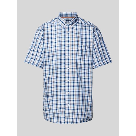 Koszula biznesowa o kroju modern fit ze wzorem w szkocką kratę ze sklepu Peek&Cloppenburg  w kategorii Koszule męskie - zdjęcie 171224027
