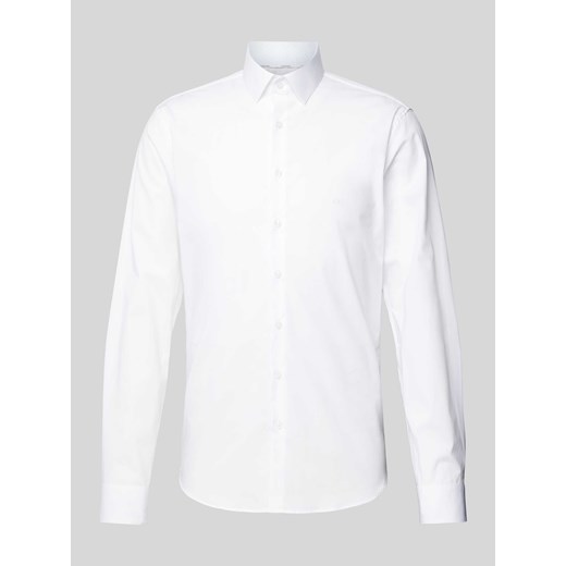Koszula biznesowa o kroju slim fit z kołnierzykiem typu kent model ‘Bari’ ze sklepu Peek&Cloppenburg  w kategorii Koszule męskie - zdjęcie 171224117