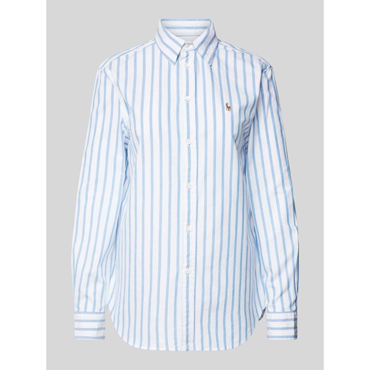Bluzka koszulowa ze wzorem w paski ze sklepu Peek&Cloppenburg  w kategorii Koszule damskie - zdjęcie 171224365
