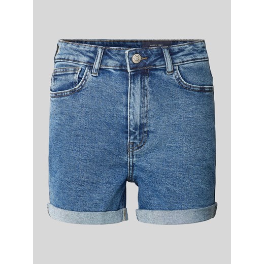 Szorty jeansowe z detalem z logo model ‘MONI’ w kolorze jeansowym ze sklepu Peek&Cloppenburg  w kategorii Szorty - zdjęcie 171224407
