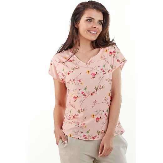 INFINITE YOU Koszulka w kolorze jasnoróżowym ze sklepu Limango Polska w kategorii Bluzki damskie - zdjęcie 171225939