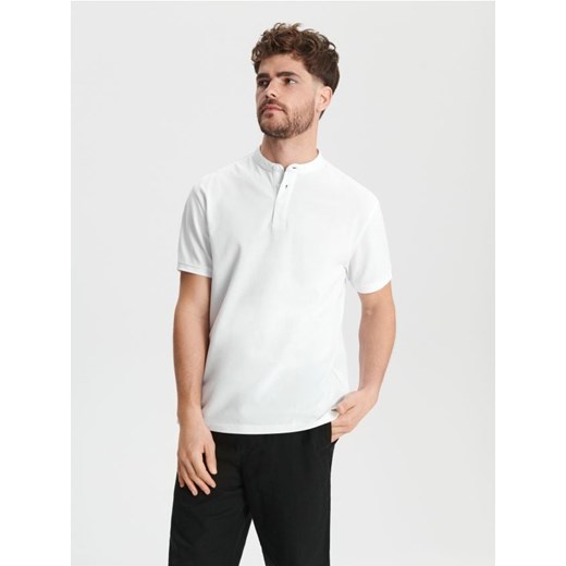 Sinsay - Koszulka bawełniana - biały ze sklepu Sinsay w kategorii T-shirty męskie - zdjęcie 171227278