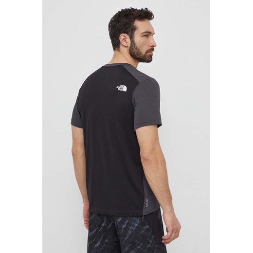 The North Face t-shirt sportowy kolor szary wzorzysty NF0A825OMN81 The North Face L ANSWEAR.com