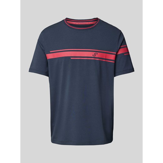 T-shirt z obszyciem w kontrastowym kolorze ze sklepu Peek&Cloppenburg  w kategorii T-shirty męskie - zdjęcie 171230125