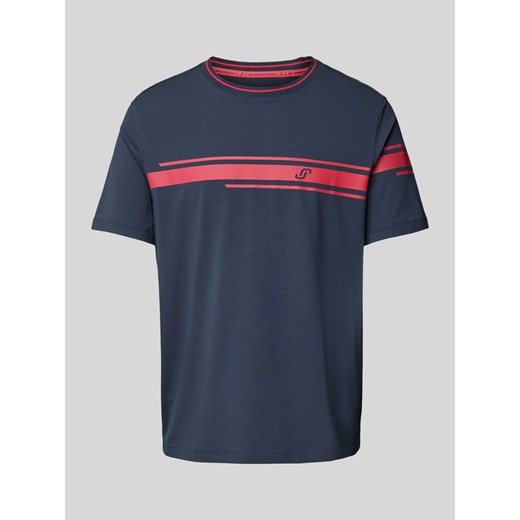 T-shirt z obszyciem w kontrastowym kolorze ze sklepu Peek&Cloppenburg  w kategorii T-shirty męskie - zdjęcie 171230125