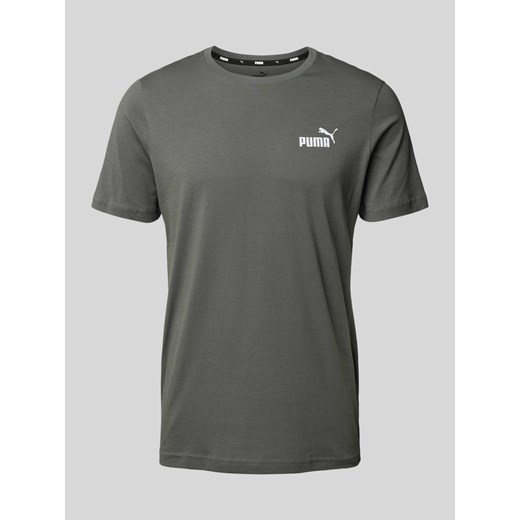T-shirt z nadrukiem z logo ze sklepu Peek&Cloppenburg  w kategorii T-shirty męskie - zdjęcie 171230249