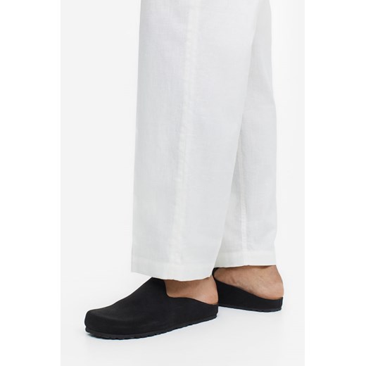 H & M - Zamszowe klapki - Czarny H & M 44 H&M