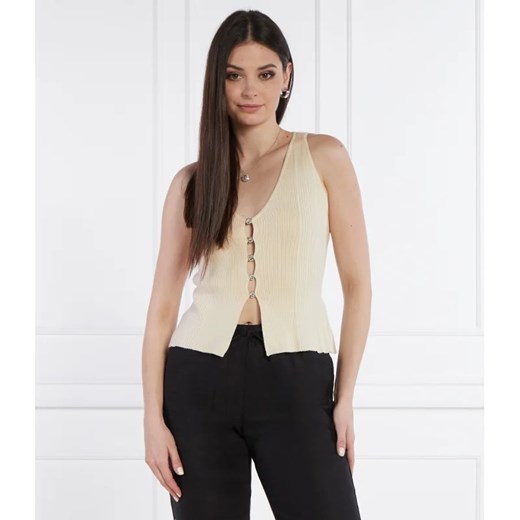 GUESS Top SL ALPHABET CHARM MEGHEN | Regular Fit Guess XL wyprzedaż Gomez Fashion Store