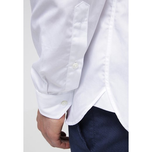 Mauro Grifoni Koszula biznesowa white zalando  bez wzorów/nadruków