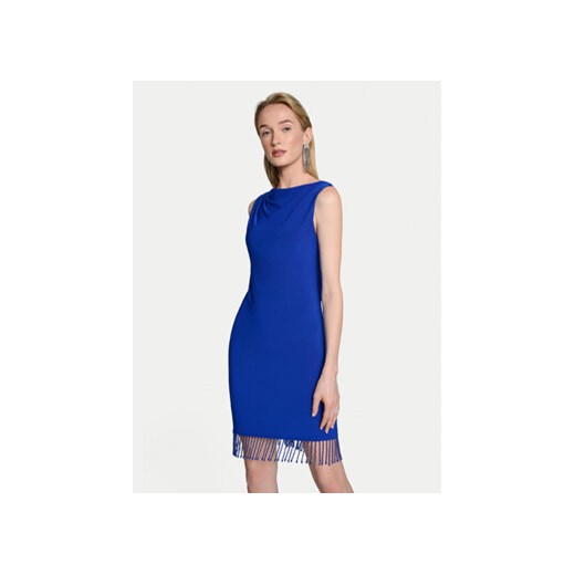 Joseph Ribkoff Sukienka koktajlowa 242702 Niebieski Slim Fit ze sklepu MODIVO w kategorii Sukienki - zdjęcie 171233847