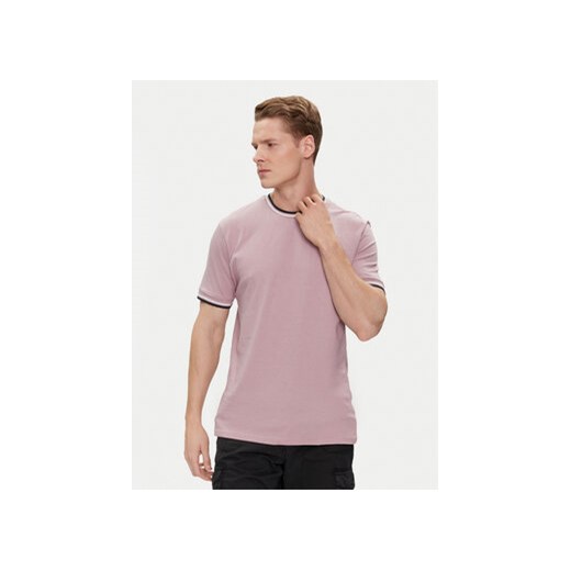 Brave Soul T-Shirt MTS-149FEDERERF Różowy Straight Fit ze sklepu MODIVO w kategorii T-shirty męskie - zdjęcie 171234049