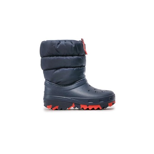 Crocs Śniegowce Classic Neo Puff Boot K 207684 Granatowy ze sklepu MODIVO w kategorii Buty zimowe dziecięce - zdjęcie 171234345