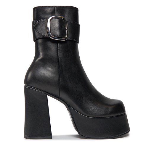 Botki Steve Madden Siren Bootie SM11002628 SM11002628-017 Black Leather ze sklepu eobuwie.pl w kategorii Botki - zdjęcie 171235549