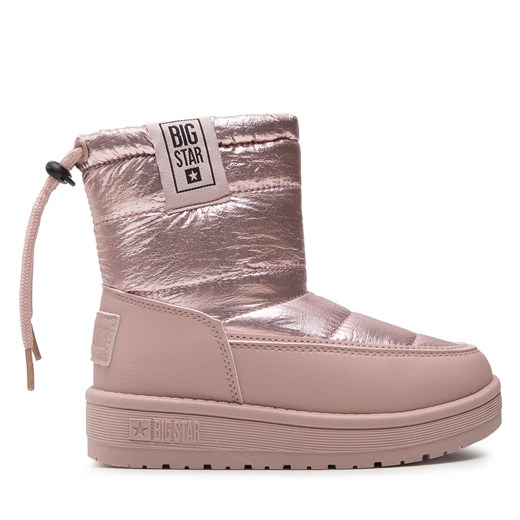 Śniegowce Big Star Shoes KK374219 Pink ze sklepu eobuwie.pl w kategorii Buty zimowe dziecięce - zdjęcie 171235627