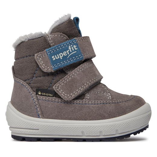 Kozaki Superfit GORE-TEX 1-009314-2030 M Grey/Blue ze sklepu eobuwie.pl w kategorii Buty zimowe dziecięce - zdjęcie 171238316