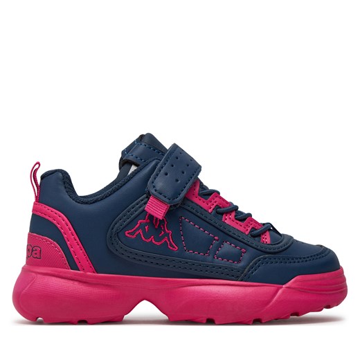 Sneakersy Kappa 260782BCK Navy/Pink 6722 ze sklepu eobuwie.pl w kategorii Buty sportowe dziecięce - zdjęcie 171238436