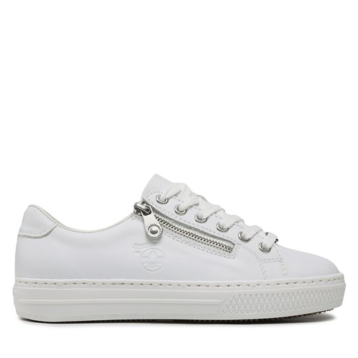 Sneakersy Rieker L59L1-83 Biały ze sklepu eobuwie.pl w kategorii Trampki damskie - zdjęcie 171238465