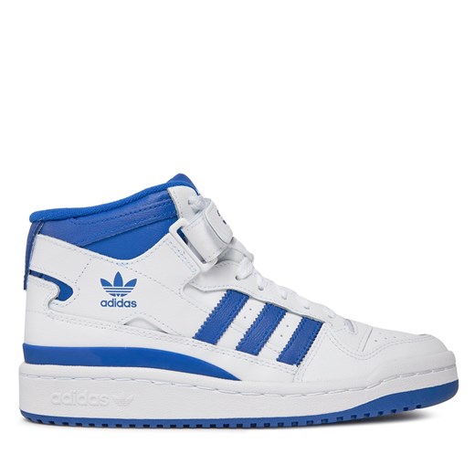 Sneakersy adidas Forum Mid FZ2085 Biały ze sklepu eobuwie.pl w kategorii Buty sportowe dziecięce - zdjęcie 171238727