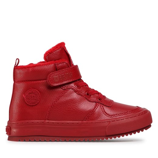 Sneakersy Big Star Shoes GG374042 Red ze sklepu eobuwie.pl w kategorii Buty zimowe dziecięce - zdjęcie 171239239