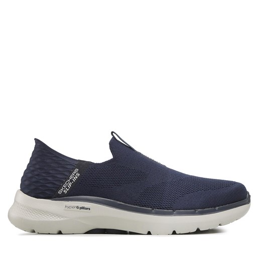 Sneakersy Skechers Go Walk 6 216278/NVY Navy ze sklepu eobuwie.pl w kategorii Półbuty męskie - zdjęcie 171239446