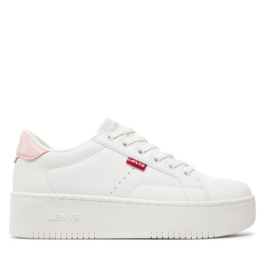 Sneakersy Levi's® VUNB0011S-0077 White Pink ze sklepu eobuwie.pl w kategorii Buty sportowe dziecięce - zdjęcie 171239589