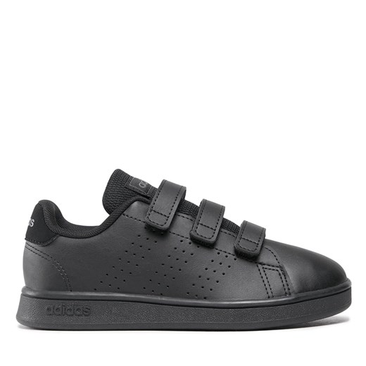 Sneakersy adidas Advantage Court GW6490 Czarny ze sklepu eobuwie.pl w kategorii Trampki dziecięce - zdjęcie 171239949