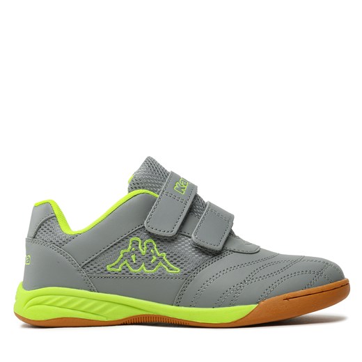 Sneakersy Kappa 260509BCT Grey/Lime 1633 ze sklepu eobuwie.pl w kategorii Buty sportowe dziecięce - zdjęcie 171239997