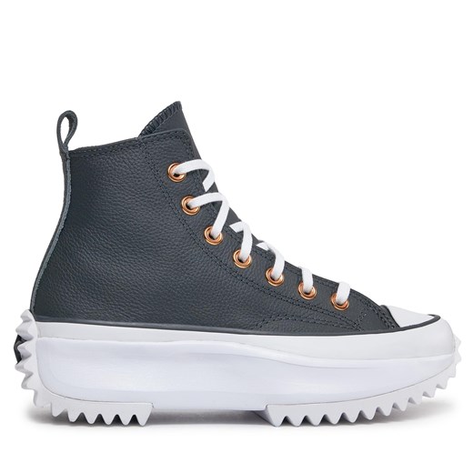 Sneakersy Converse Run Star Hike Platform Metallic & Leather A04183C Black ze sklepu eobuwie.pl w kategorii Trampki damskie - zdjęcie 171241539