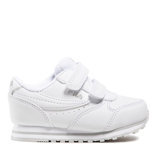 Sneakersy Fila Orbit Velcro Infants 1011080.84T White/Gray Violet ze sklepu eobuwie.pl w kategorii Buty sportowe dziecięce - zdjęcie 171241749