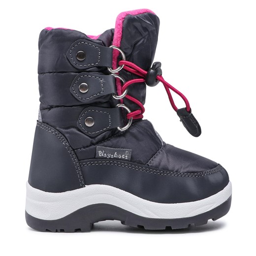 Śniegowce Playshoes 193008 Pink 18 ze sklepu eobuwie.pl w kategorii Buty zimowe dziecięce - zdjęcie 171241799