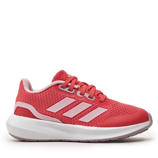 Sneakersy adidas RunFalcon 3 Lace ID0593 Czerwony ze sklepu eobuwie.pl w kategorii Buty sportowe dziecięce - zdjęcie 171242606