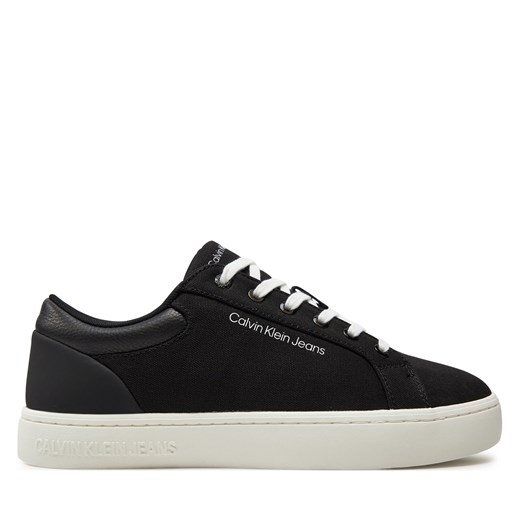 Sneakersy Calvin Klein Jeans Classic Cupsole Low Lth In Dc YM0YM00976 Czarny ze sklepu eobuwie.pl w kategorii Trampki męskie - zdjęcie 171243329