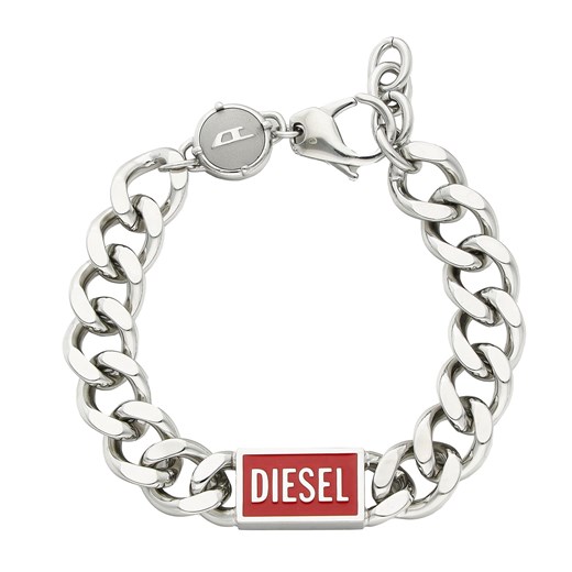 Bransoletka Diesel DX1371040 Silver ze sklepu eobuwie.pl w kategorii Bransoletki - zdjęcie 171244178