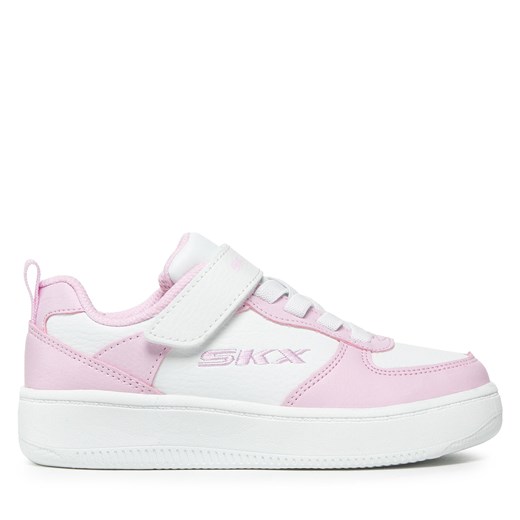 Sneakersy Skechers Sport Court 92 310156L/WPK White/Pink ze sklepu eobuwie.pl w kategorii Trampki dziecięce - zdjęcie 171244666