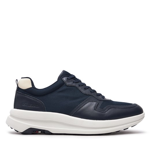 Sneakersy Tommy Hilfiger Hilfiger Mix Chunky Hybrid Shoe FM0FM04994 Granatowy ze sklepu eobuwie.pl w kategorii Buty sportowe męskie - zdjęcie 171245009