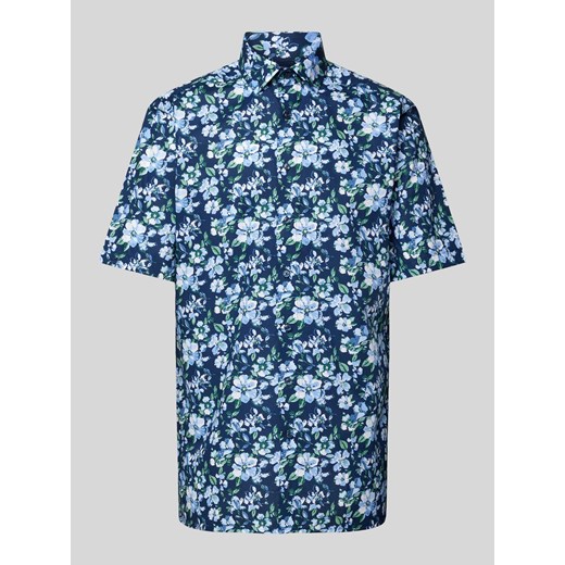 Koszula biznesowa o kroju modern fit z kołnierzykiem typu kent model ‘Bergamo’ ze sklepu Peek&Cloppenburg  w kategorii Koszule męskie - zdjęcie 171245846
