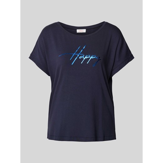 T-shirt z nadrukowanym motywem ze sklepu Peek&Cloppenburg  w kategorii Bluzki damskie - zdjęcie 171245856