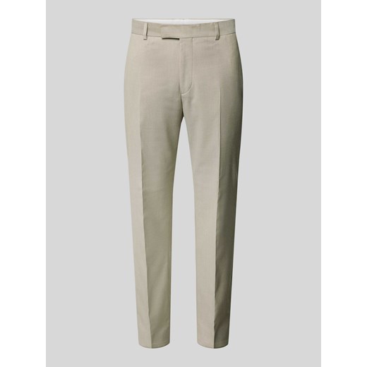 Spodnie do garnituru o kroju slim fit z kieszeniami z tyłu ze sklepu Peek&Cloppenburg  w kategorii Spodnie męskie - zdjęcie 171245939