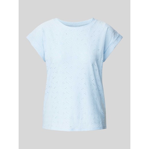 T-shirt z haftem angielskim model ‘Blond’ ze sklepu Peek&Cloppenburg  w kategorii Bluzki damskie - zdjęcie 171246115