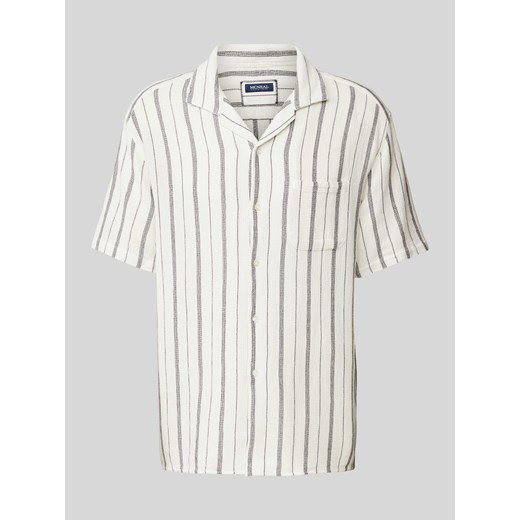 Koszula casualowa o kroju regular fit z wzorem w paski ze sklepu Peek&Cloppenburg  w kategorii Koszule męskie - zdjęcie 171246139
