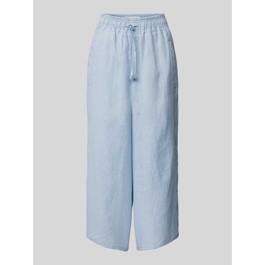 Spodnie lniane o luźnym kroju z tunelem model ‘CATCH’ ze sklepu Peek&Cloppenburg  w kategorii Spodnie damskie - zdjęcie 171246189