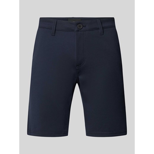 Szorty o kroju regular fit z wpuszczanymi kieszeniami ze sklepu Peek&Cloppenburg  w kategorii Spodenki męskie - zdjęcie 171246208
