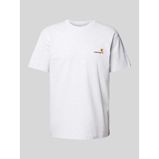 T-shirt z wyhaftowanym logo model ‘American’ ze sklepu Peek&Cloppenburg  w kategorii T-shirty męskie - zdjęcie 171246225