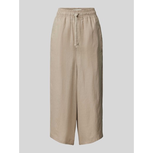 Spodnie lniane o luźnym kroju z tunelem model ‘CATCH’ ze sklepu Peek&Cloppenburg  w kategorii Spodnie damskie - zdjęcie 171246227